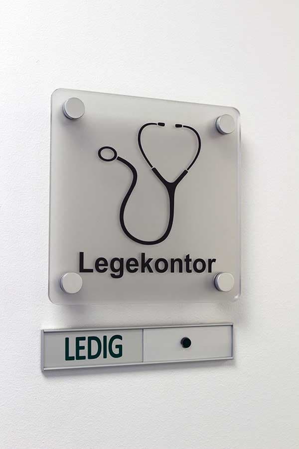 legekontor skilt