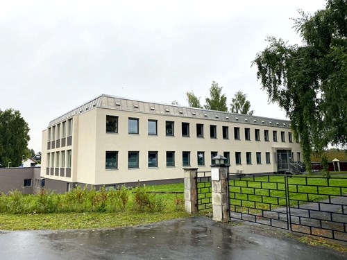 Bilde av Statens barnehus Hamar sett fra vest.